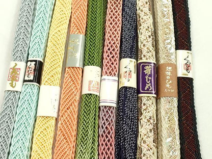 平和屋本店■夏物　和装小物　帯締め10本セット　逸品　未使用　CXAA0405s5