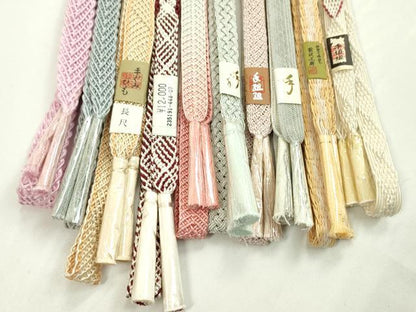平和屋本店■夏物　和装小物　帯締め10本セット　逸品　未使用　CXAA0414s5