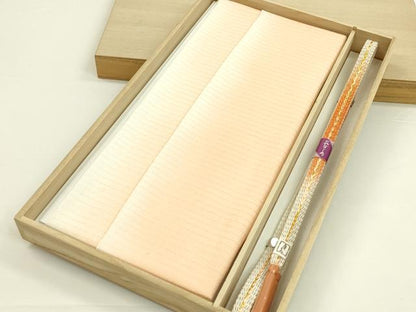 平和屋本店■夏物　和装小物　帯締め・帯揚げセット　逸品　未使用　CXAA0415s5