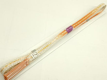 平和屋本店■夏物　和装小物　帯締め・帯揚げセット　逸品　未使用　CXAA0415s5