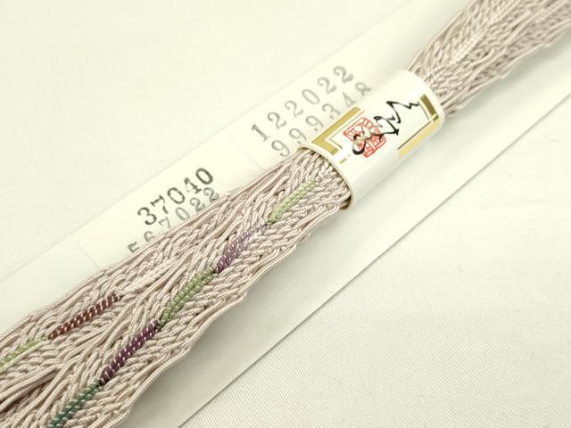 平和屋本店■夏物　和装小物　帯締め・帯揚げセット　逸品　未使用　CXAA0416s5
