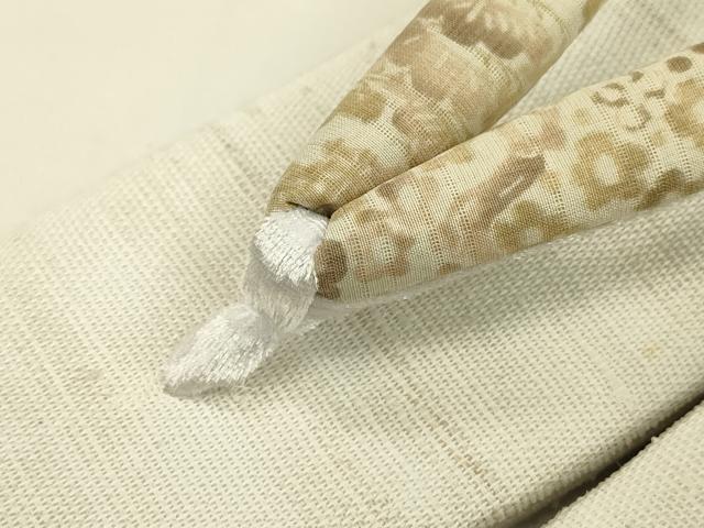 平和屋本店■和装小物　亜麻草履　スリーシーズン　春夏秋　麻　箱付き　逸品　新品　CXAA0423s5