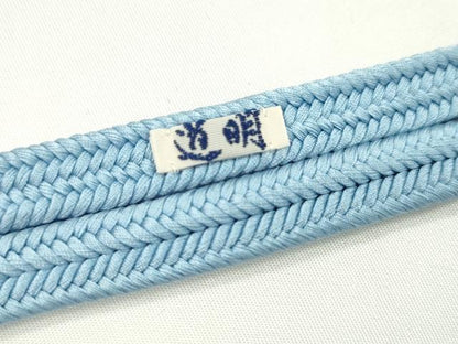 平和屋本店■極上　有職組紐道明　帯締め　冠組　青藍　宮内庁御用　国立博物館御用　東京芸術大学御用　逸品　未使用　CXAA0505s5