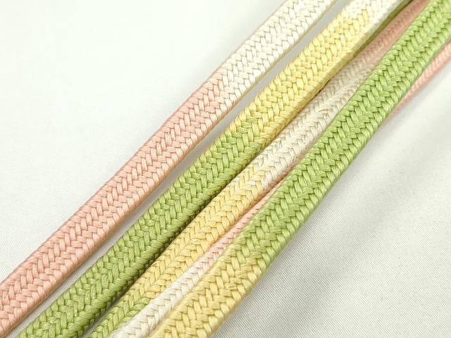 平和屋本店●極上　有職組紐道明　帯締め　冠組　唐衣　金糸　宮内庁御用　国立博物館御用　東京芸術大学御用　逸品　未使用　CXAA0511s5