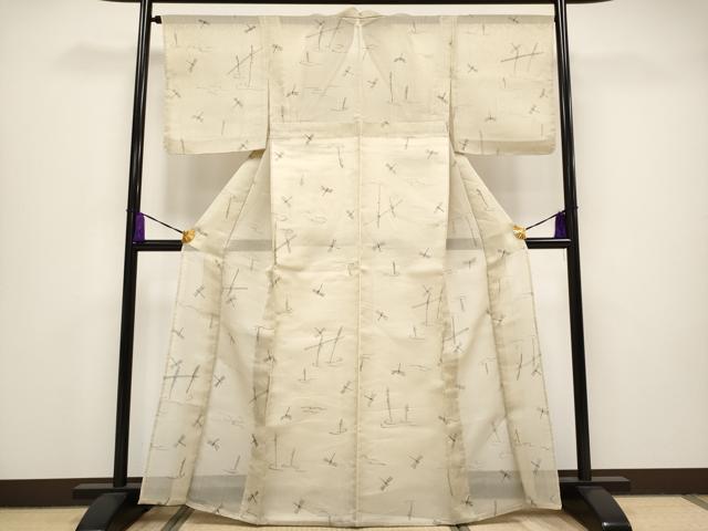平和屋本店■極上　夏物　絹芭蕉　トンボ　逸品　CYAA0886s5