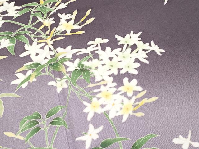 平和屋本店●極上 名門染元 秀美 十日町友禅 龍谷 訪問着 枝花文 暈し染め 逸品 CYAA1009s5