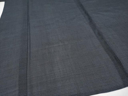 平和屋本店■極上　夏物　男性　本場大島紬　夏大島　100亀甲　濃紺地　逸品　CYAA1073s5