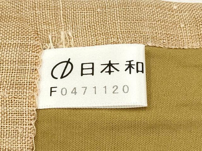 平和屋本店■希少　夏物　人間国宝　平良敏子　喜如嘉の芭蕉布　九寸開き名古屋帯　手結 手織　証紙付　手積み芭蕉糸100％ 逸品 CYAA1143s5