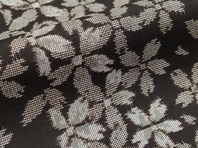 平和屋本店●極上 本場大島紬 泥染め 十八算 12マルキ 舞桜 永長織物謹製 証紙・鑑定書付き 逸品 CYAA1210s5