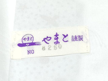 平和屋本店■極上　小紋　単衣　鳥　星　宇宙　やまと誂製　瓶覗色地　洗える着物　未使用　CYAA1215s5