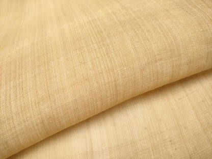 平和屋本店■極上　夏物　芭蕉布　手積み芭蕉糸100％　飴色　逸品　CYAA1269s5