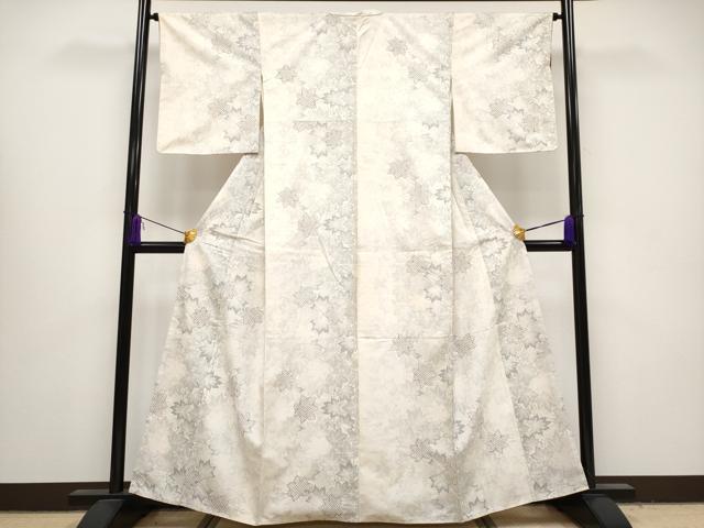 平和屋本店●希少 名門 藤娘きぬたや 藤娘大島絞り 本場大島紬 白恵泥 恵大島織物 二代目・恵美知雄 雨上がりの詩 証紙付 逸品 CYAA4312s6