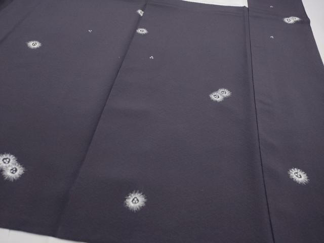 平和屋本店■極上　銀座もとじ　訪問着　駒刺繍　唐松柄　濃鼠色地　逸品　CYAA3001s5