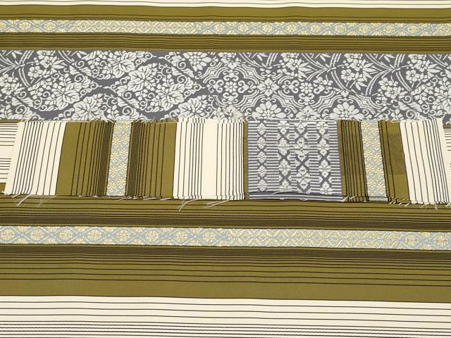 平和屋本店■極上　博多織人　黒木織物　本場筑前博多帯　両面　全通柄袋帯　はかた間道　博多金ラベル　証紙・反端付き　逸品　CYAA1396s5