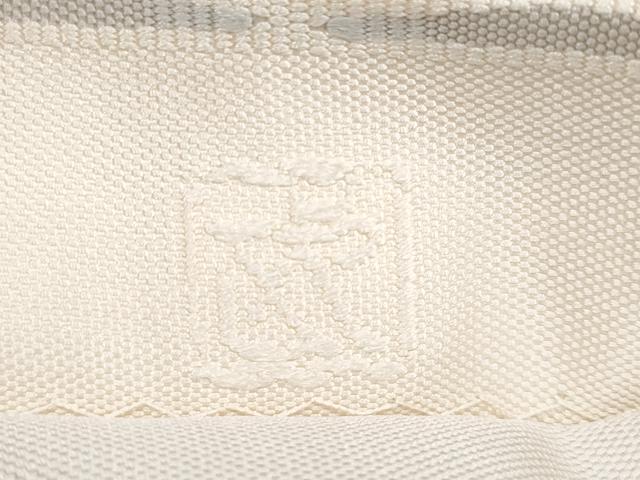 平和屋本店●最高級 人間国宝 北村武資 繧繝錦 魚々子縞 銀座もとじ 六通柄袋帯 風呂敷付き 逸品 CYAA1436s5