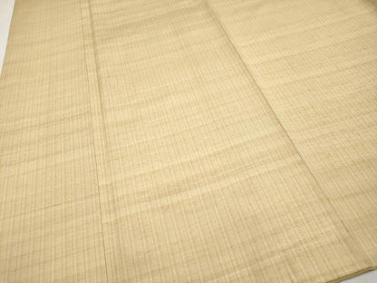 平和屋本店●極上 銀座もとじ 紬 間道 砥粉色地 逸品 CYAA1472s5
