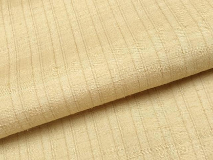 平和屋本店●極上 銀座もとじ 紬 間道 砥粉色地 逸品 CYAA1472s5