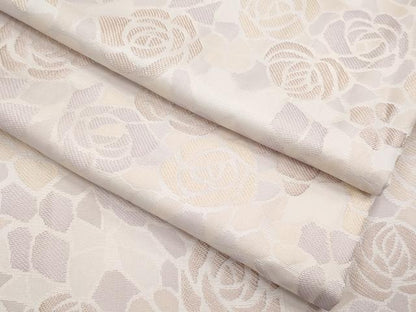 平和屋本店●極上 小紋 薔薇 さが美扱い 薄桜色地 逸品 CYAA1518s5