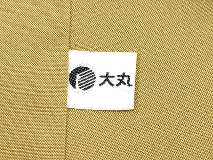 平和屋本店●極上 本場黄八丈 黒八丈 紬 市松綾織 大丸扱い 逸品 CYAA1519s5