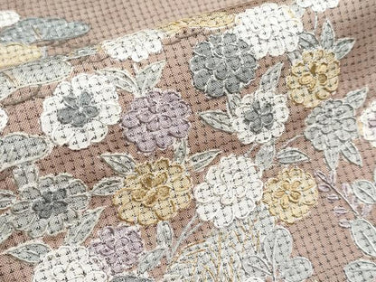 平和屋本店■極上　訪問着　本場染大島紬　総刺繍　御所解文　金糸　逸品　CYAA1551s5