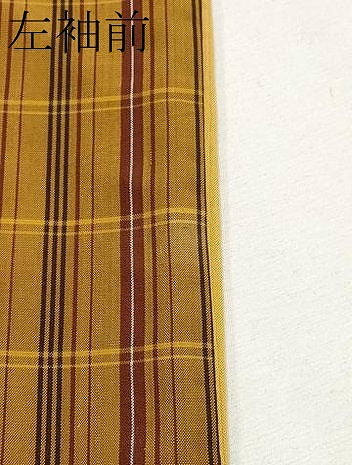 平和屋本店●極上 本場黄八丈 平織 紬 小田急百貨店扱い 逸品 CYAA1573s5