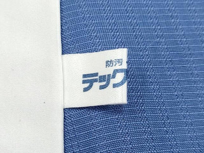 平和屋本店■極上 夏物　金彩友禅・卓越技能者・名工・和田光正　訪問着・襦袢セット　紗　暈し染　金銀彩 青藤色 逸品 未使用CYAA1594s5