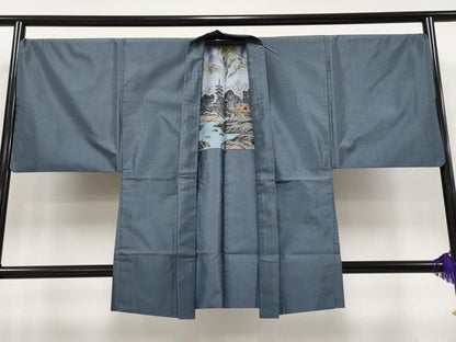 平和屋本店●極上 男性 本場大島紬 アンサンブル 逸品 未使用 CYAA1595s5