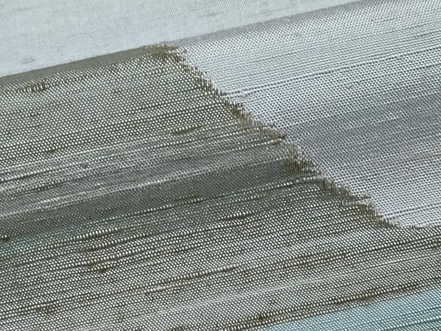 平和屋本店■極上　紅花紬　米沢　訪問着　作家物　切嵌文　逸品　未使用　CYAA1630s5