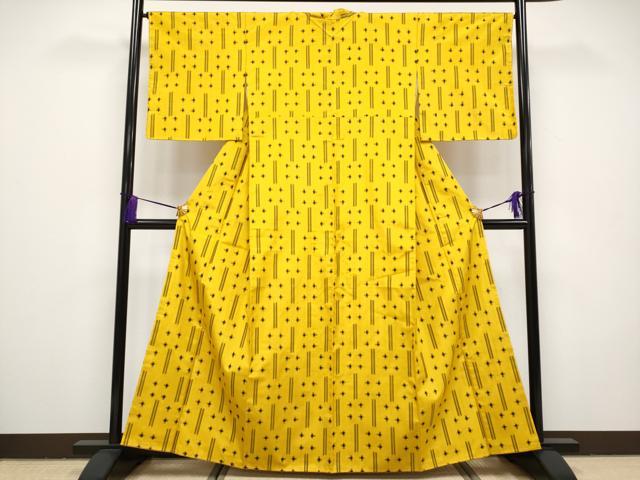 平和屋本店■極上　本場琉球絣　手おり　大城幸正作　上代35万　証紙付き　逸品　未使用　CYAA1640s5