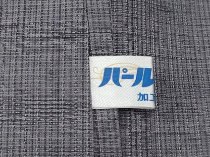 平和屋本店■極上　男性　紬・長襦袢・羽織セット　単衣　キングサイズ　着物：羊羹色　羽織：薄色　襦袢：薄縹色　逸品　CYAA1650s5