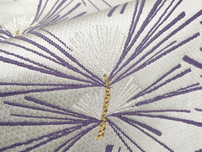 平和屋本店●最高級 人間国宝 北村武資 煌彩錦 六通柄袋帯 唐織 若松葉文 金銀糸 逸品 CYAA1686s5