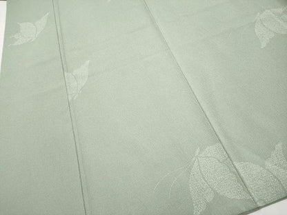 平和屋本店■極上　洗える最高級着物　＜英＞はなぶさ謹製　小紋　120亀甲　舞蝶文　深川鼠色地　CYAA1744s5