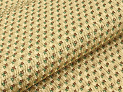 平和屋本店■極上　本場筑前博多織　八寸名古屋帯　松装織物謹製　博多金ラベル　証紙付き　逸品　CYAA1830s5