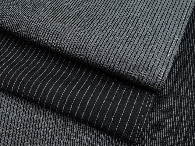 平和屋本店■極上　男性　本塩沢　単衣　縞　逸品　未使用　CYAA1839s5