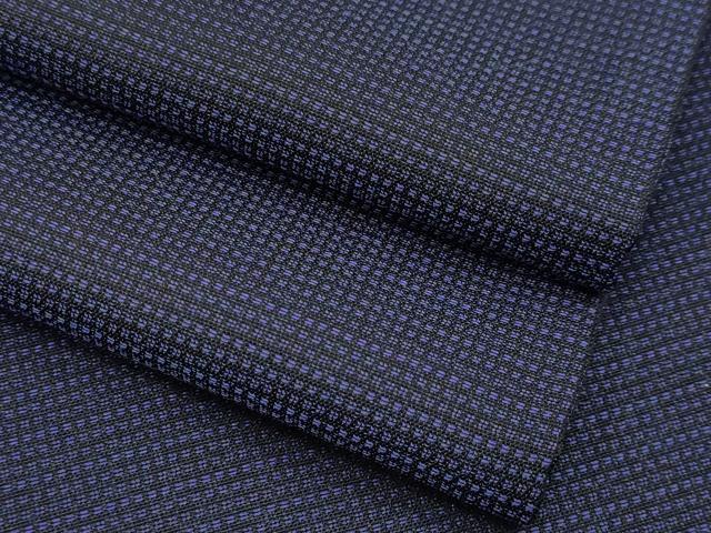 平和屋本店▽極上 男性 お召 単衣 格子柄 逸品 CYAA1840s5