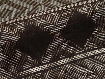 平和屋本店■希少　本場大島紬　龍郷絣　山田工場謹製　証紙付き　逸品　未使用　CYAA1869s5