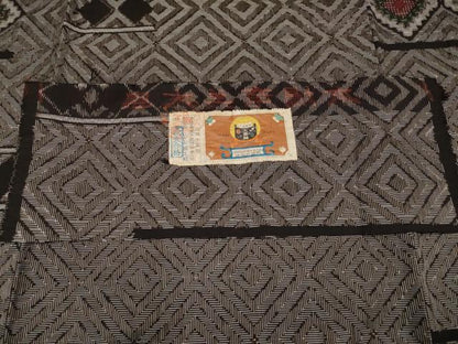 平和屋本店■希少　本場大島紬　龍郷絣　山田工場謹製　証紙付き　逸品　未使用　CYAA1869s5