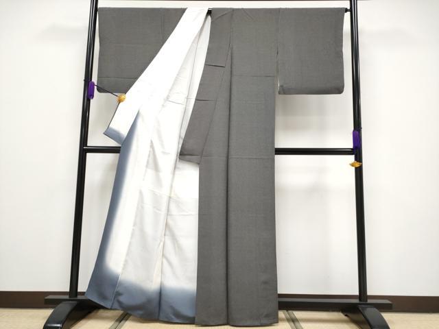 平和屋本店■極上　江戸小紋　角通し　黒地　逸品　CYAA1871s5