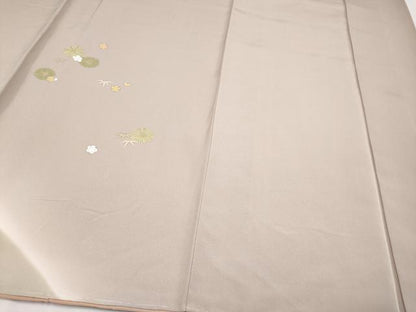 平和屋本店■極上　創業460年・千總　訪問着　松竹梅　暈し染め　金彩　高島屋扱い　白茶色地　逸品　未使用　CYAA1877s5