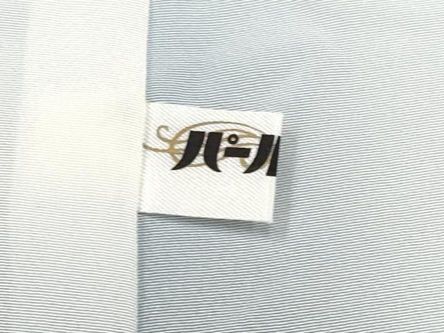 平和屋本店■極上　銀座きしや　訪問着　駒刺繍　扇面枝花文　金彩　柳鼠色地　逸品　CYAA1886s5