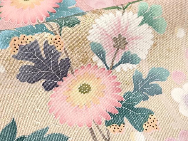 平和屋本店■極上　訪問着　花鳥文　暈し染め　金彩　逸品　CYAA1889s5