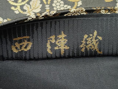 平和屋本店●極上 西陣織 陰山織物謹製 箔屋清兵衛 全通柄袋帯 唐織 切嵌動物花文 金糸 証紙付き 逸品 未使用 CYAA1914s5