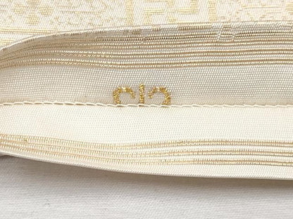 平和屋本店■極上　西陣　川島織物　全通柄　本袋帯　横段花文　金糸　逸品　CYAA1920s5