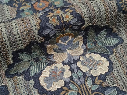 平和屋本店●極上 中国三大刺繍 スワトウ刺繍 総刺繍 訪問着 花唐草文 暈し染め 逸品 未使用 CYAA1923s5