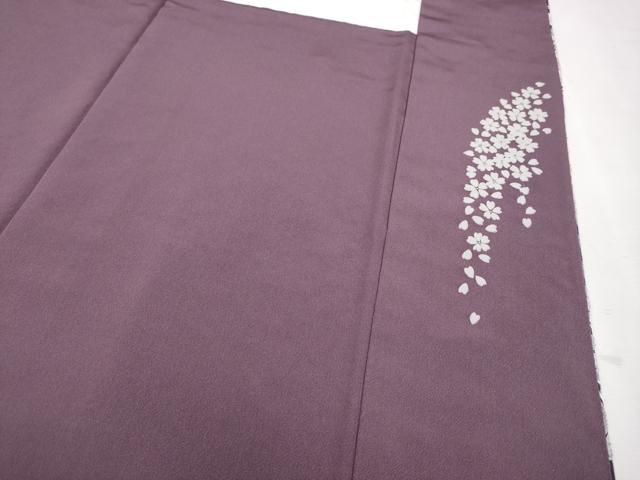 平和屋本店●極上 中国三大刺繍 スワトウ相良刺繍 蘇州刺繍 辻ヶ花刺繍 訪問着 枝花文 暈し染 金銀糸 反端付き 逸品 CYAA1933s5