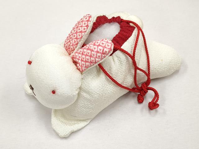 平和屋本店■極上　七五三　女の子　子ども　和装小物セット　兎　箱付き　逸品　CYAA1966s5
