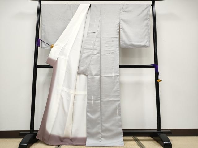 平和屋本店●極上 京都染織メーカー・貴久樹謹製 野蚕糸 ナチュラルタッサー 手紡ぎ・手織り 証紙付き 逸品 未使用 CYAA1995s5