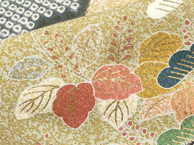 平和屋本店●極上 京友禅の第一人者 松井青々 訪問着 駒刺繍 絞り 雪芝枝花文 金彩 逸品 未使用 CYAA2004s5