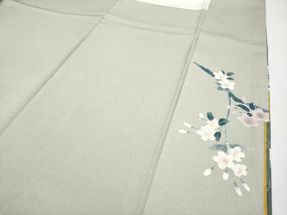 平和屋本店●極上 中村玉緒 訪問着 枝垂れ桜文 暈し染め 金彩 逸品 CYAA2022s5