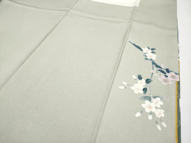 平和屋本店●極上 中村玉緒 訪問着 枝垂れ桜文 暈し染め 金彩 逸品 CYAA2022s5